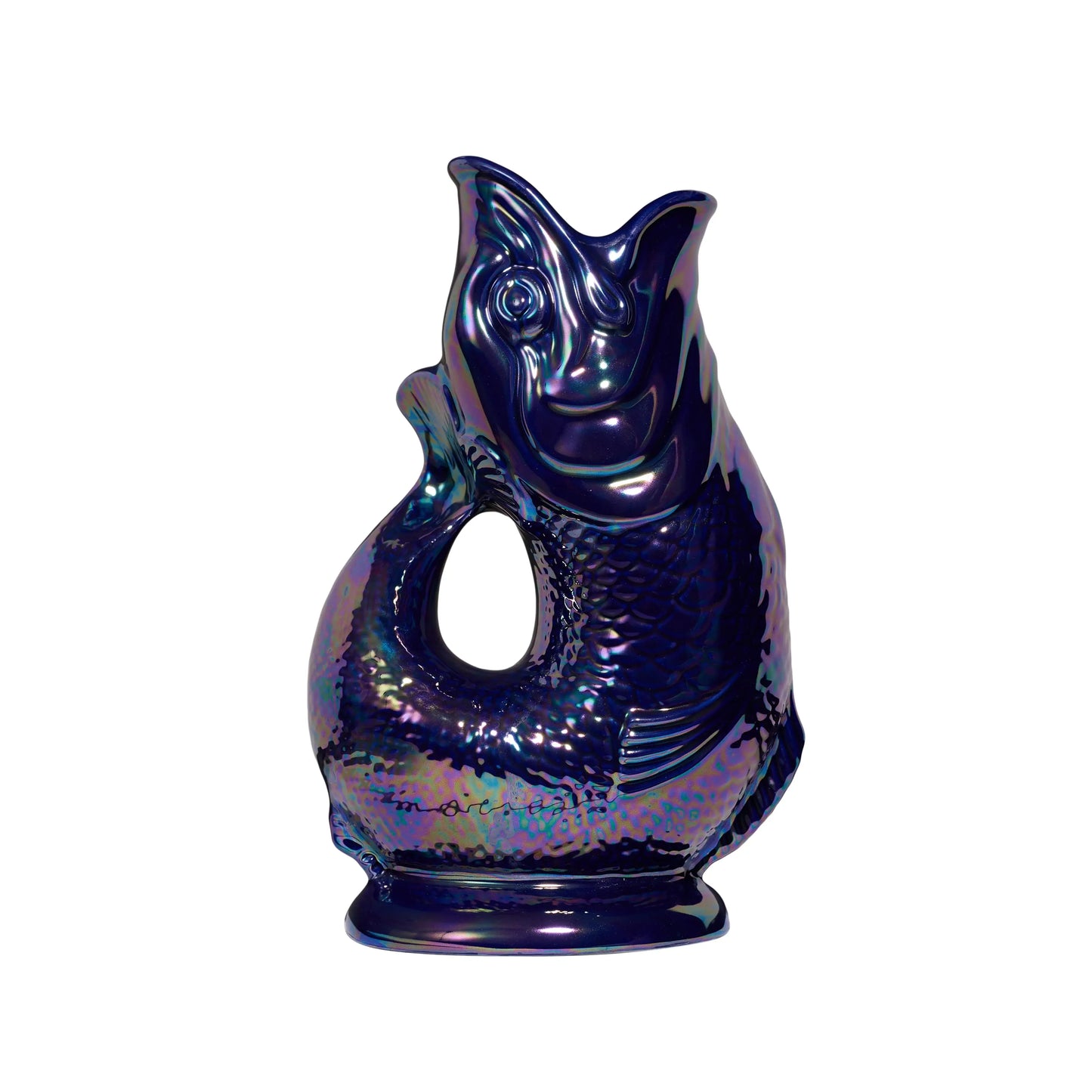 The Original Gluggle Jug Factory - Cobalt Lustre Gluggle Jug