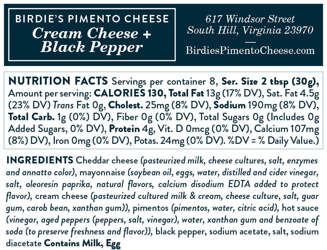 Birdie's Pimento Cheese - Booster Pack: Click the box, give us the details