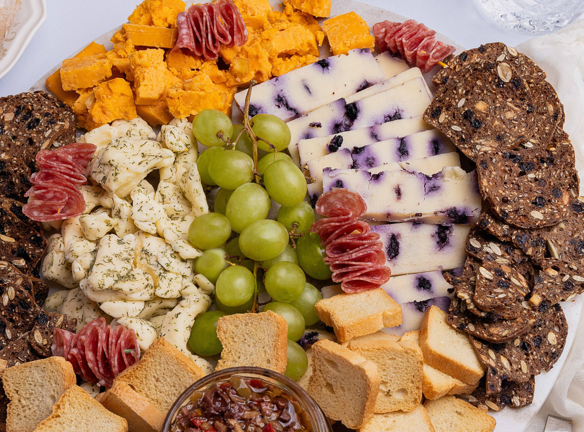 Keystone Cheese - Blueberry Infused Cheddar: 7oz.