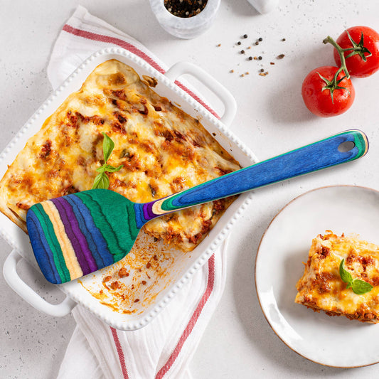 Totally Bamboo - Baltique® Mumbai Colorful Wooden Spatula, 12.5"