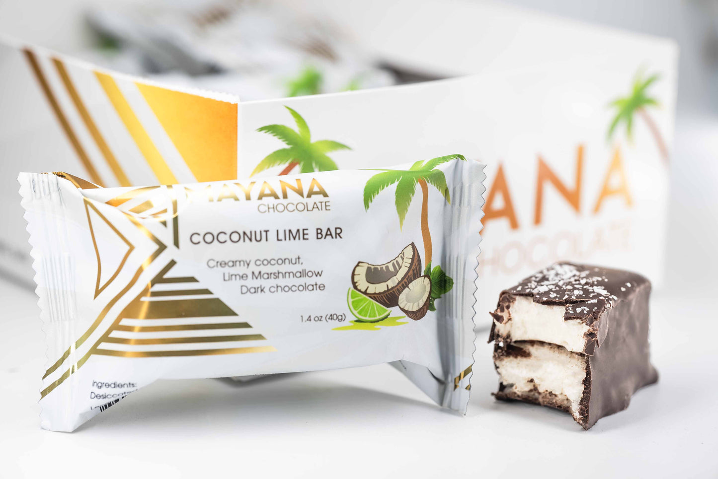 Mayana Chocolate - Coconut Lime Bar