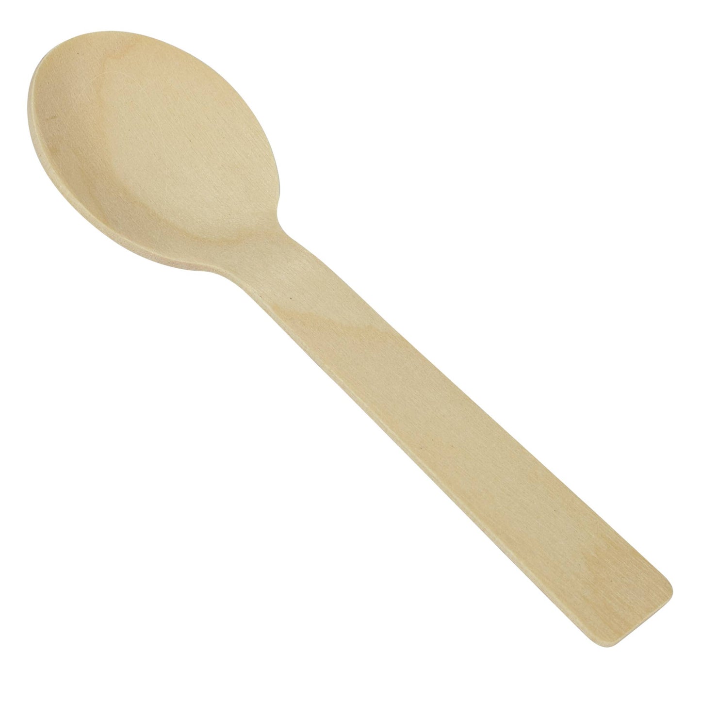 Disposable Wood Spoon 25 Pack