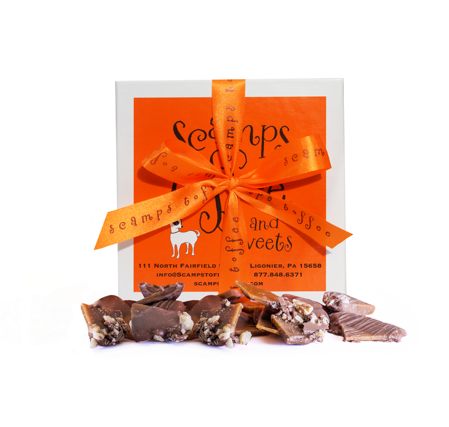 Toffee 8oz Box - Toffee - Chocolate Covered