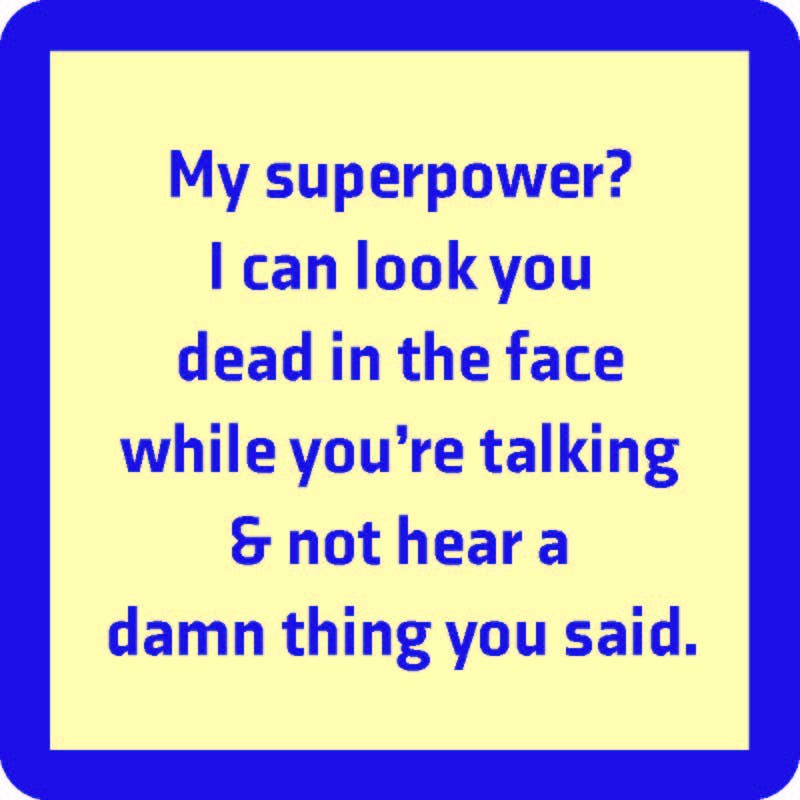 Drinks on Me - COASTER Superpower | Funny Party Gift | Home Bar Decor