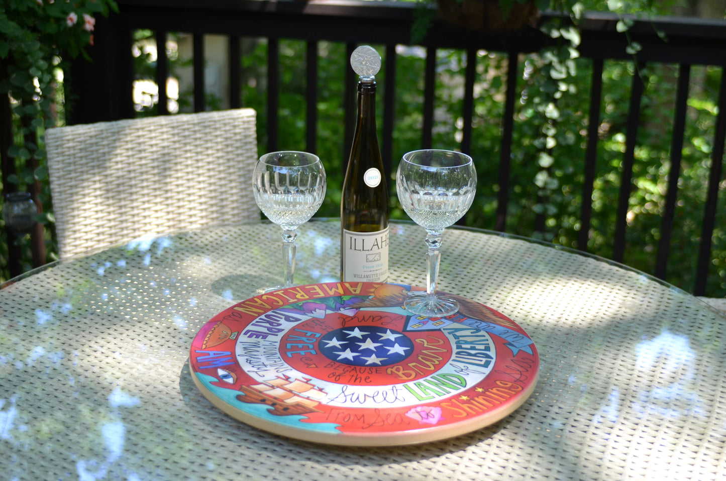 Sticks - Wood Lazy Susan | "Americanarama"