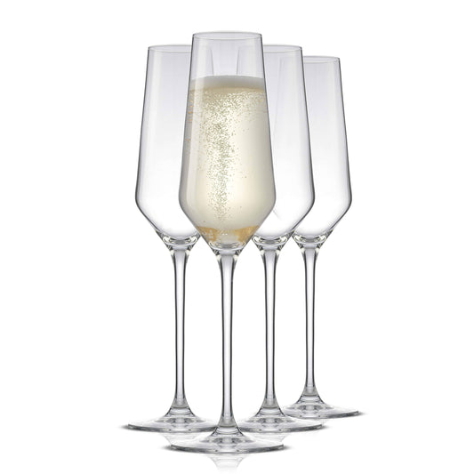 JoyJolt - Layla Champagne Glasses 6.7 Oz set of 2