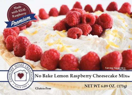 No-Bake Lemon Raspberry Cheesecake Mix