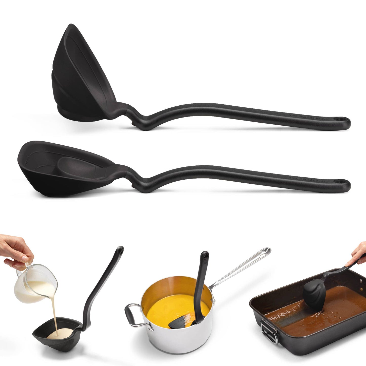 Dreamfarm - Fladle® - Fold Flat Silicone Ladle