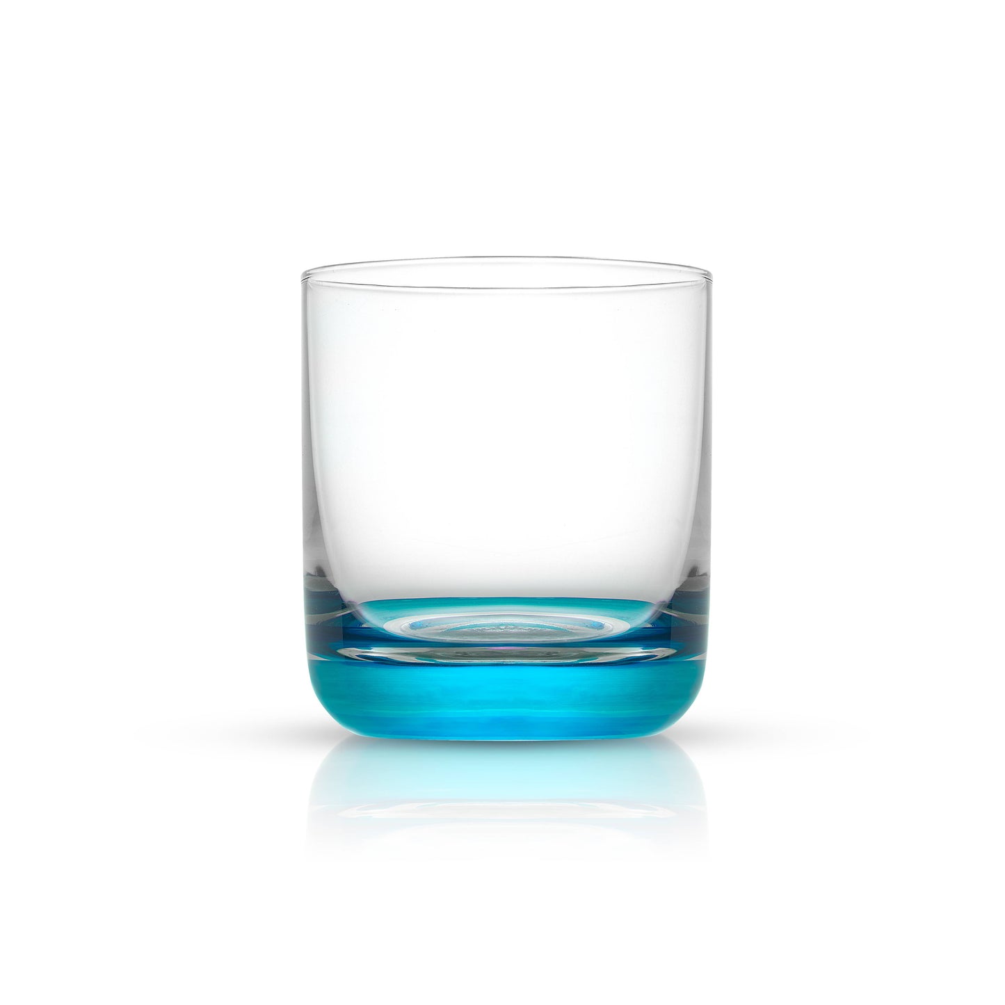 JoyJolt - Hue Colored Whiskey Tumbler Glasses, Set of 6