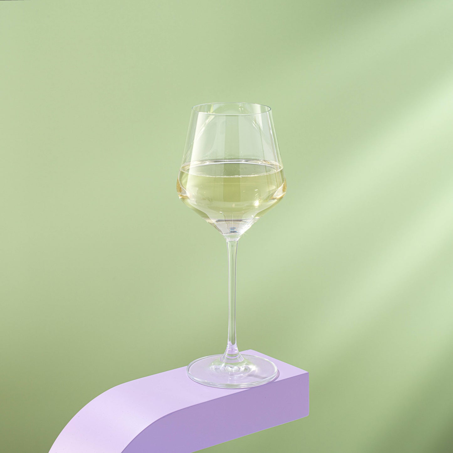 JoyJolt - Layla White Wine Glasses, 13.5 Oz Set of 4