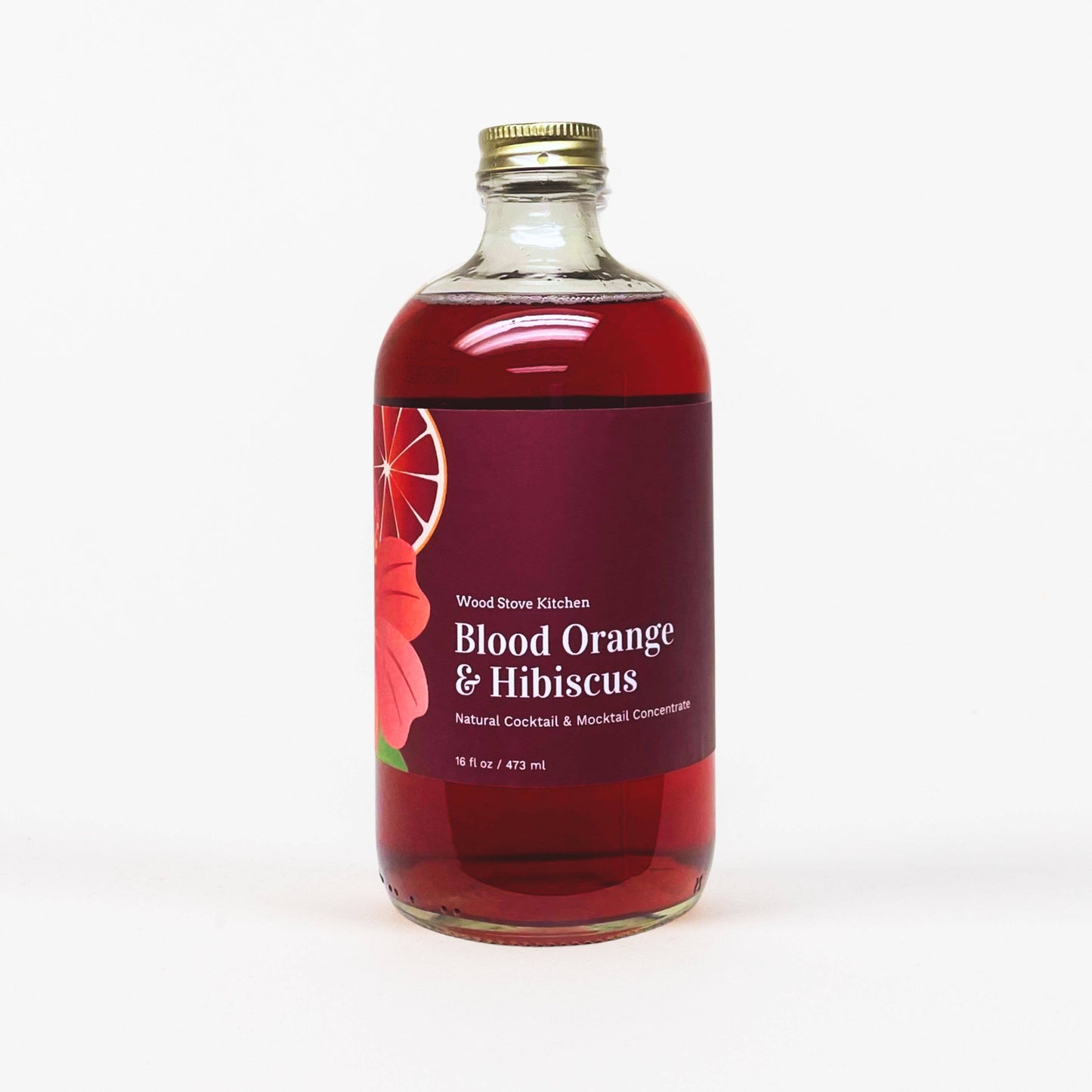 Wood Stove Kitchen - Blood Orange & Hibiscus Mixer, 16 fl oz (NEW APRIL 2026)