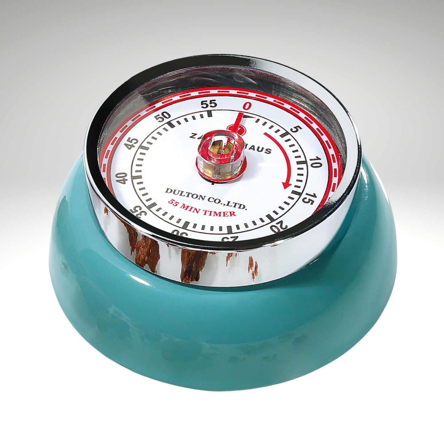 "Retro" Kitchen Timer Teal, 2.75" x 1.25"