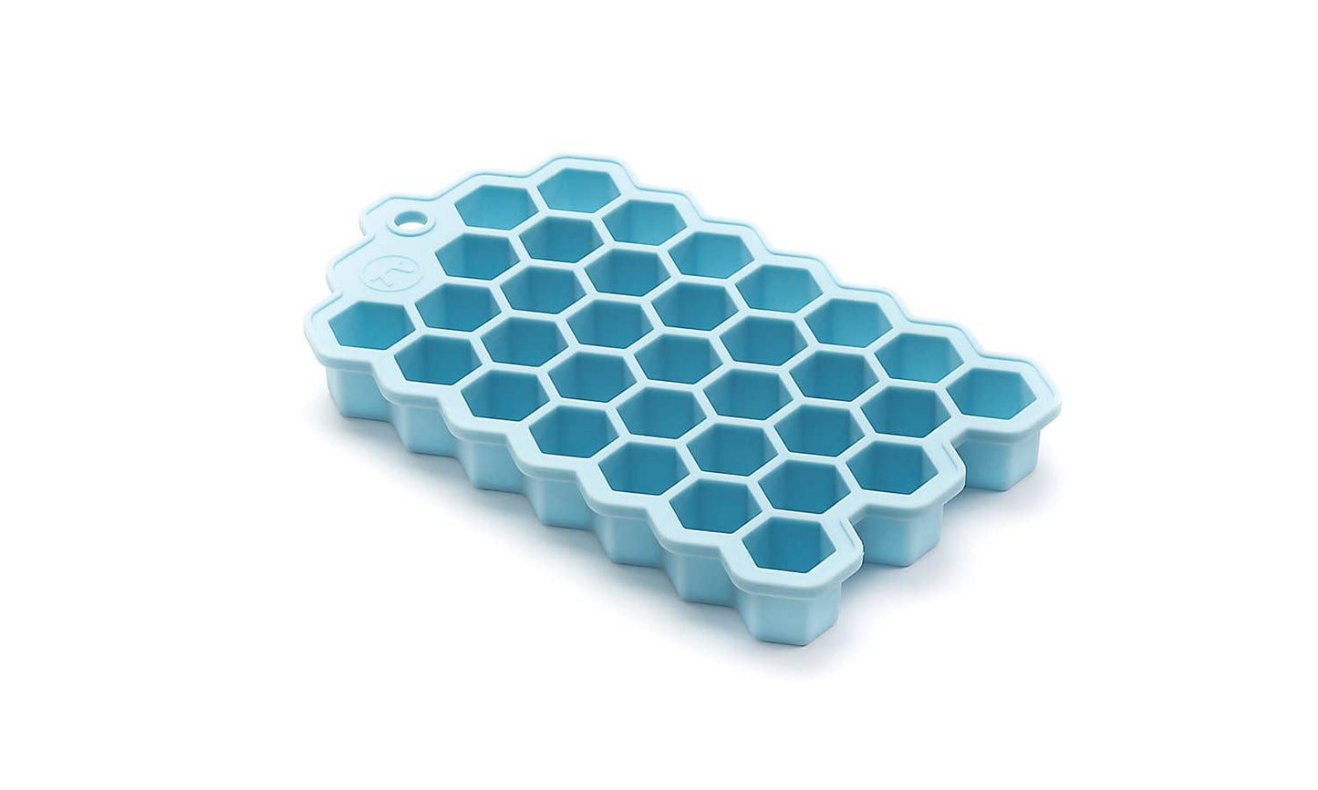 Outset Hex Ice Cube Mold, Silicone, Small, 7" x 4.25"