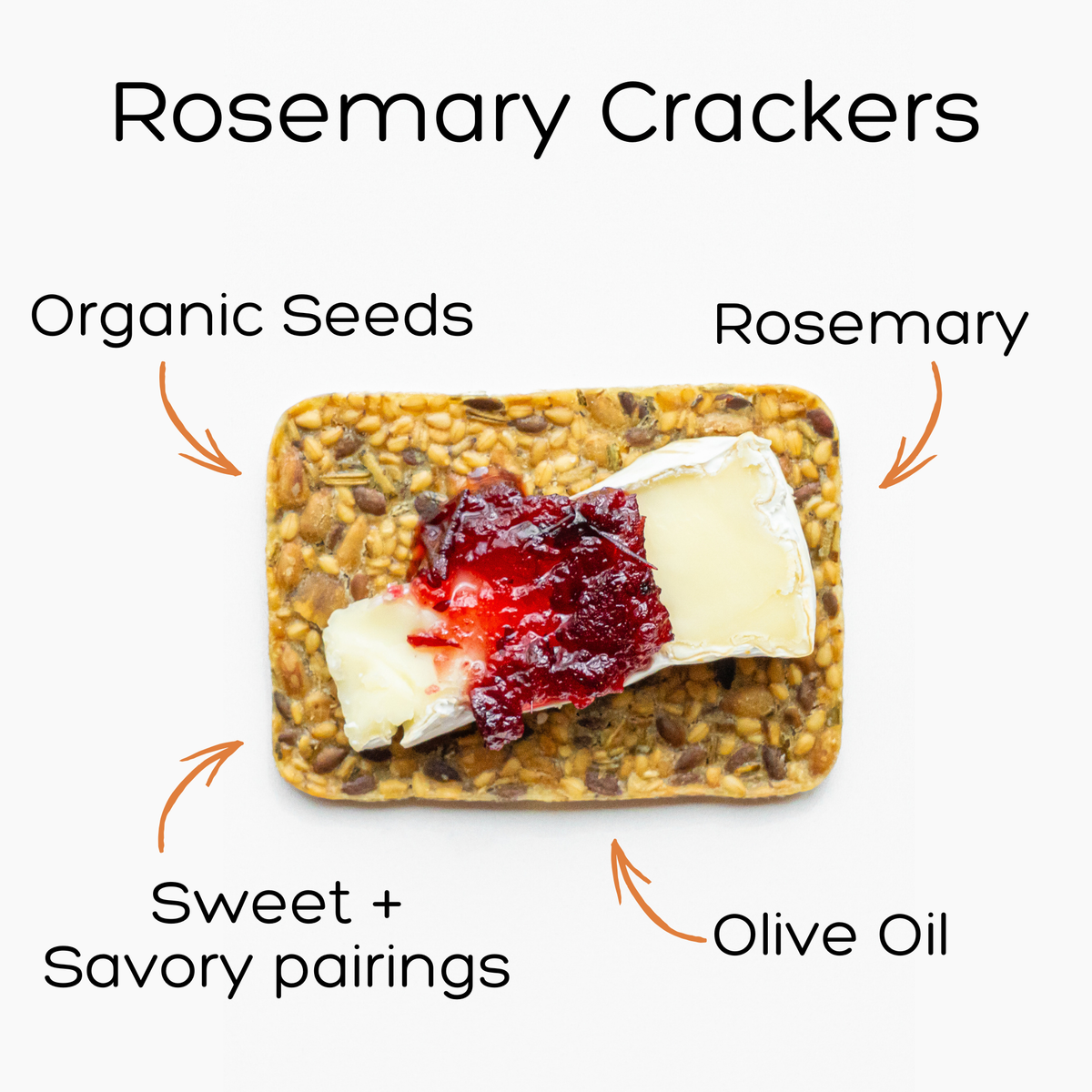 Top Seedz - Rosemary Crackers - 5oz -