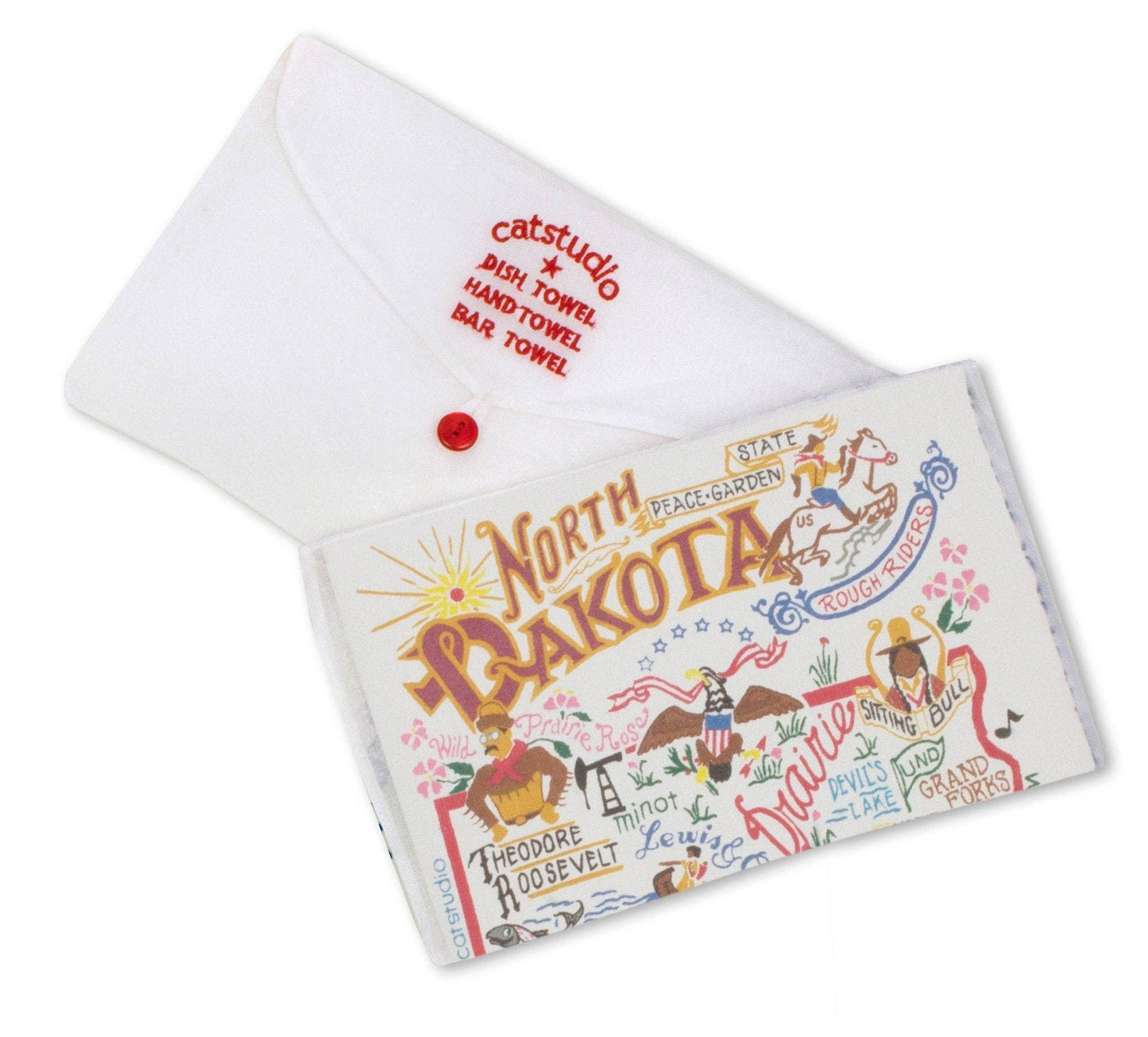 catstudio - North Dakota Dish Towel