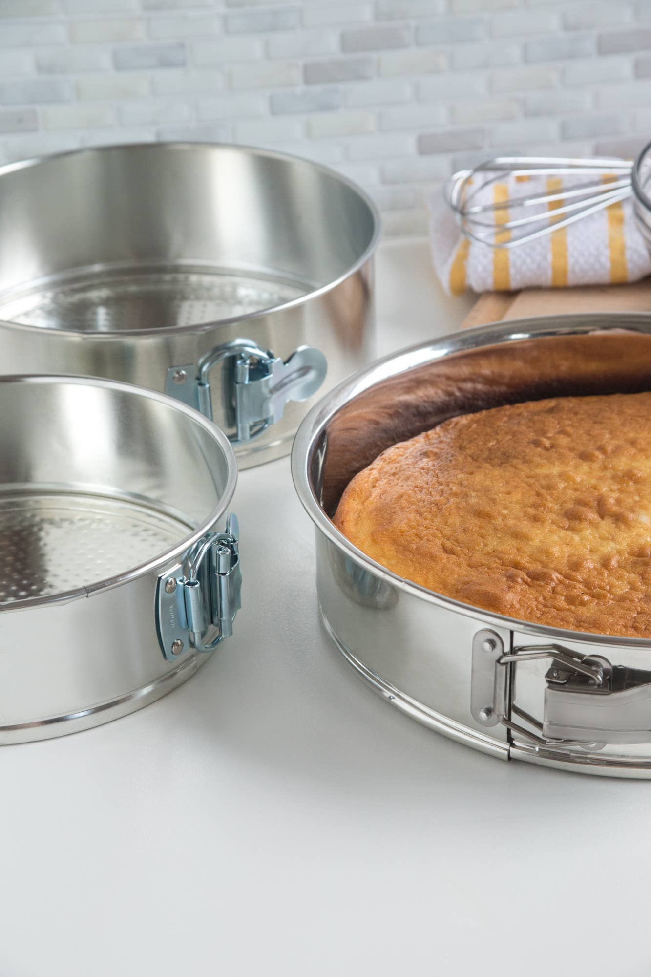 Fox Run Springform Pan Set, 3-Piece, 10.5" x 10.75" x 3.25"