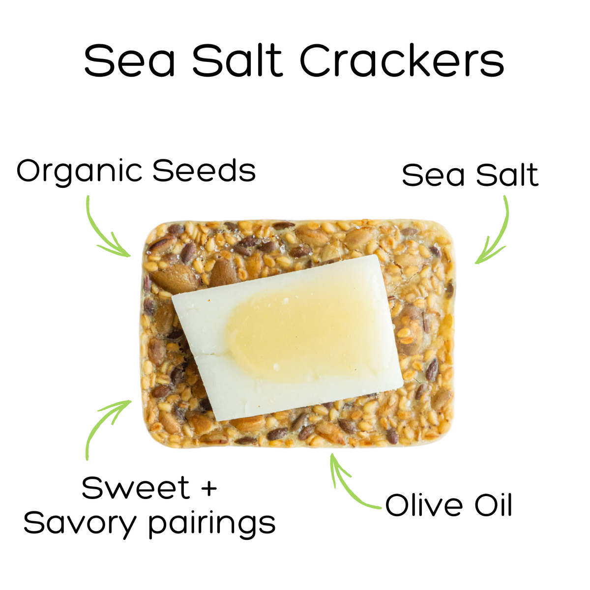 Top Seedz - Sea Salt Crackers - 5oz -
