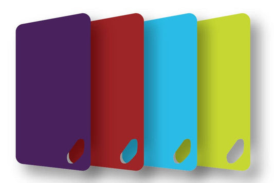KITCHEN BASICS Cutting Mat 4PC/ST Large Assorted Colors