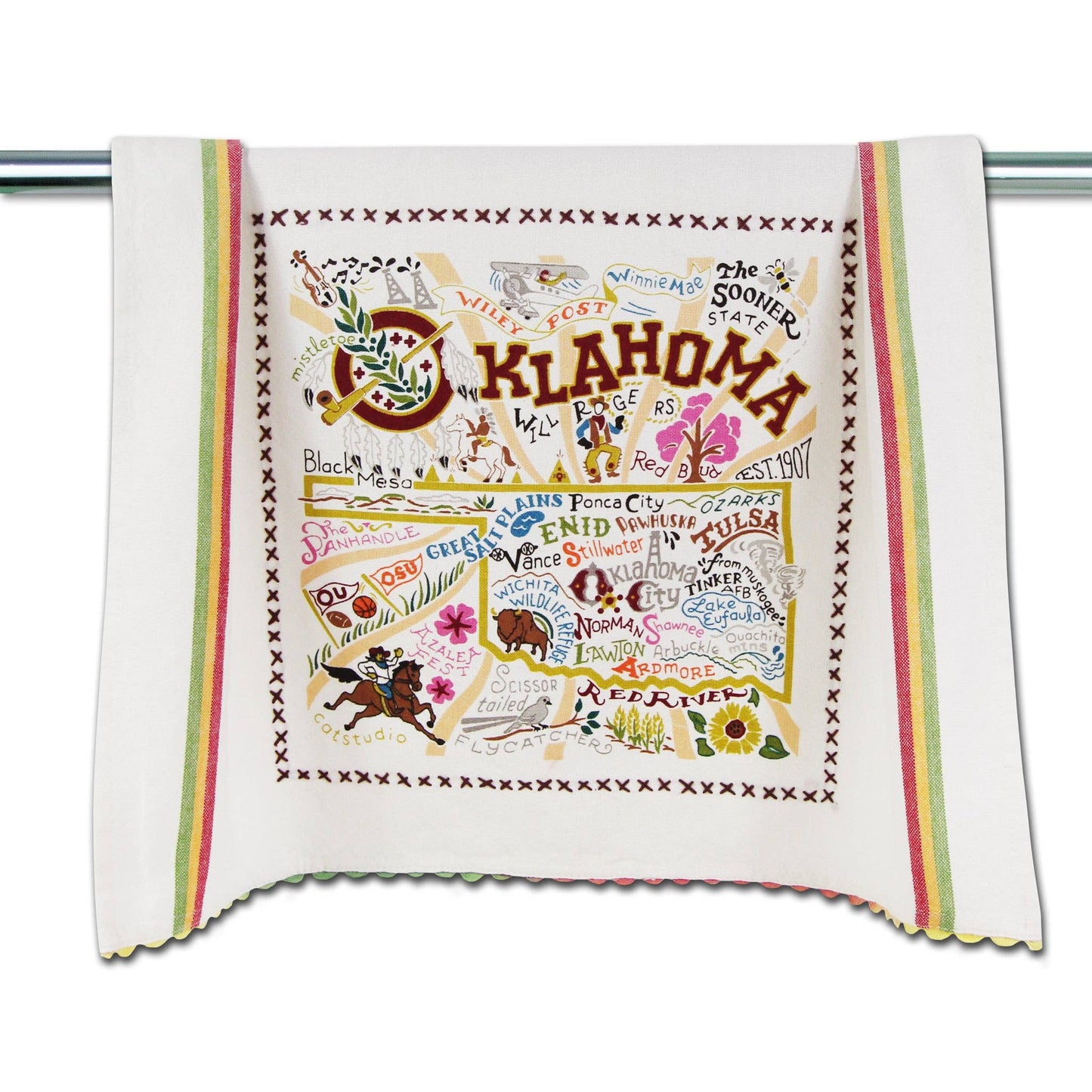 catstudio - Oklahoma Dish Towel
