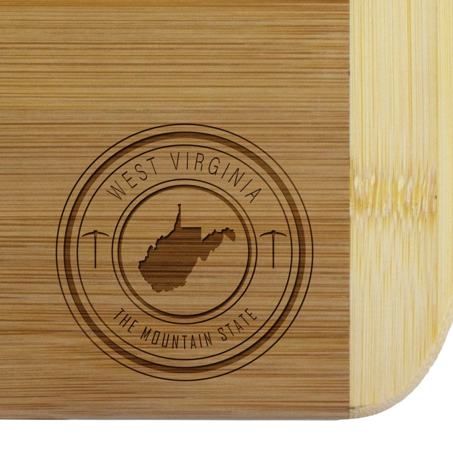 West Virginia State Stamp Series 11" Cutting Board