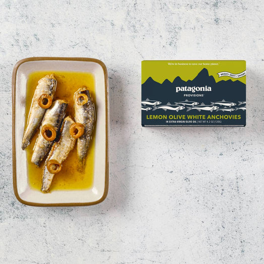 Patagonia Provisions - Lemon Olive Spanish White Anchovies - Tinned Fish