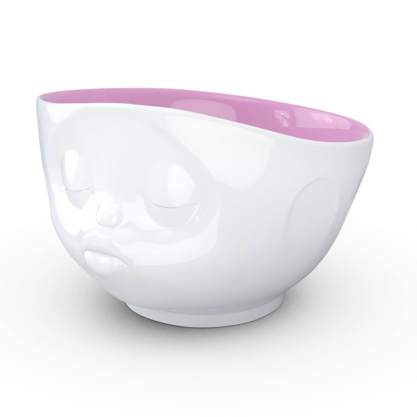 16 Oz. Bowl, Kissing Face, Berry Color Inside
