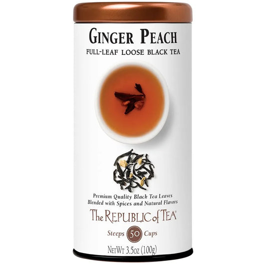 The Republic of Tea Ginger Peach Tin