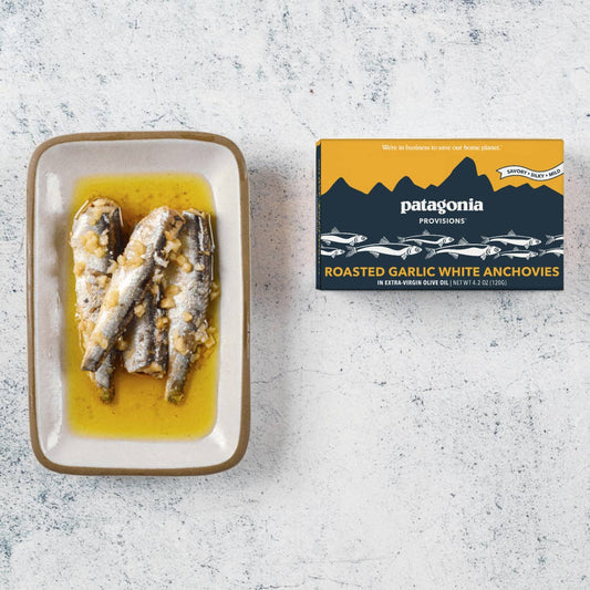 Patagonia Provisions - Roasted Garlic Spanish White Anchovies - Tinned Fish