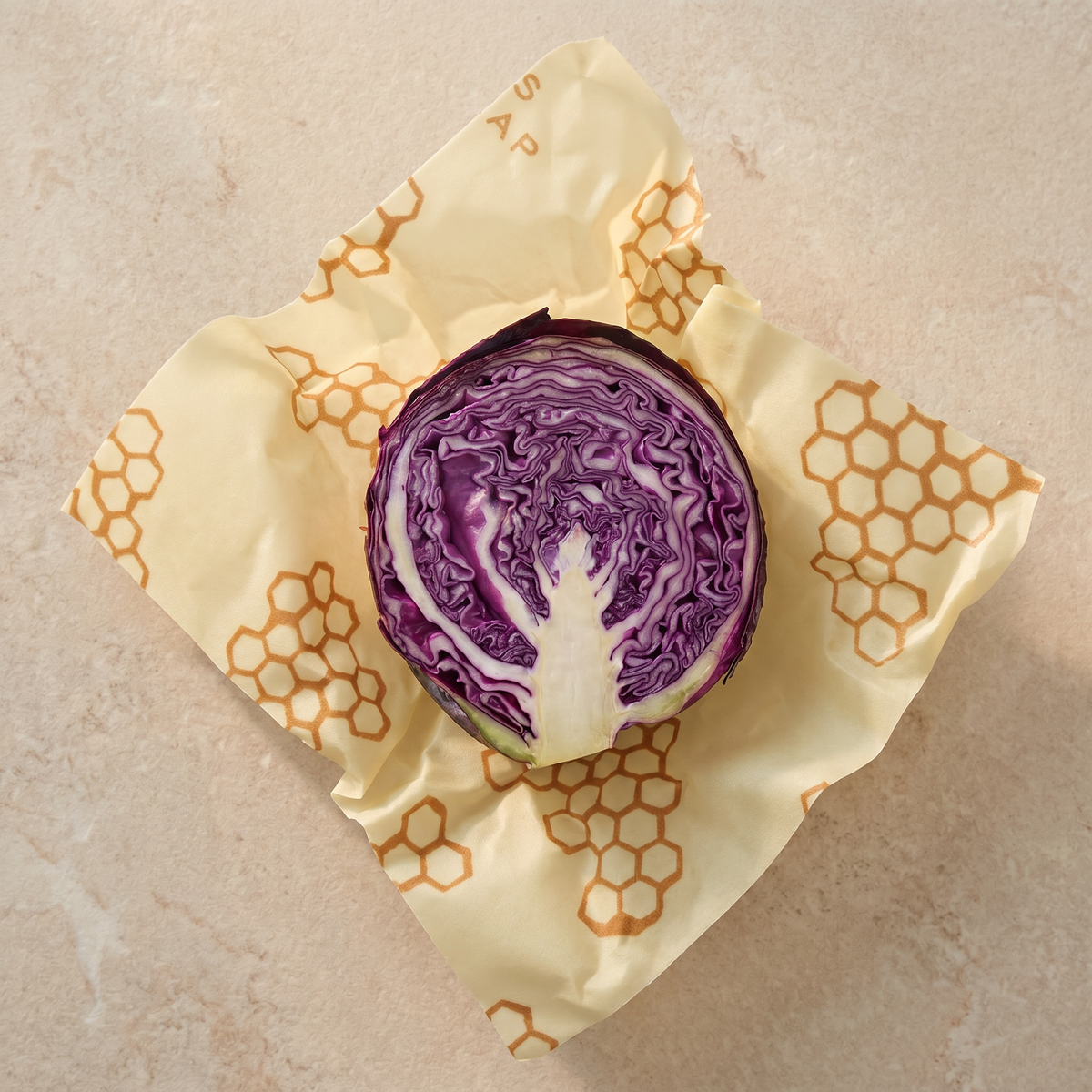 Bee's Wrap - Bees Wrap Large Reusable Beeswax Wrap - Honeycomb Print