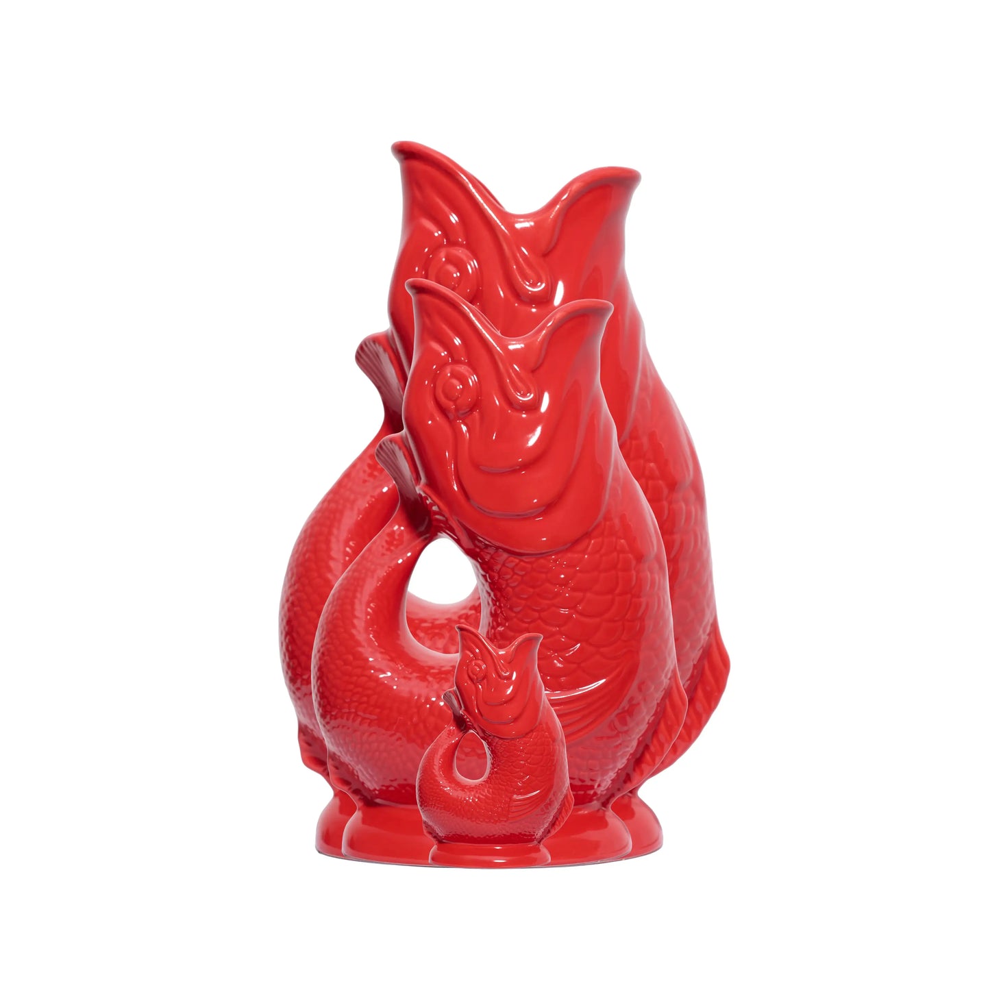 The Original Gluggle Jug Factory - Red Gluggle Jug