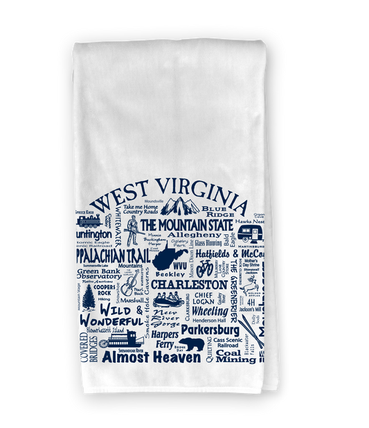 West Virginia Dest. Kitchen Towel - Where Life Takes You