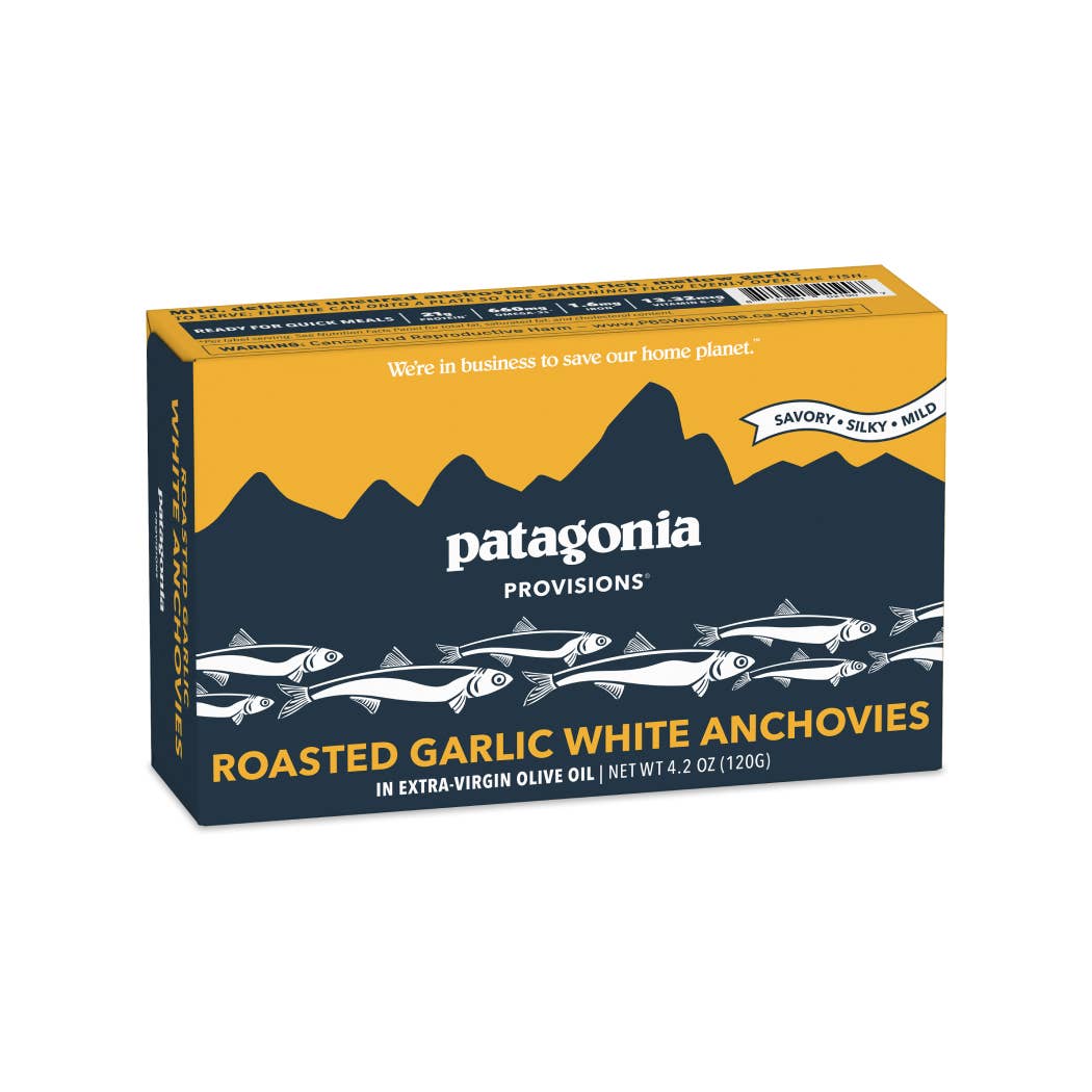 Patagonia Provisions - Roasted Garlic Spanish White Anchovies - Tinned Fish