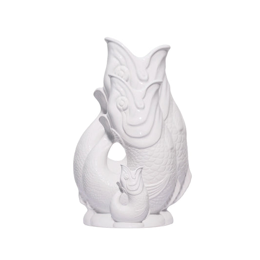 The Original Gluggle Jug Factory - White Gluggle Jug