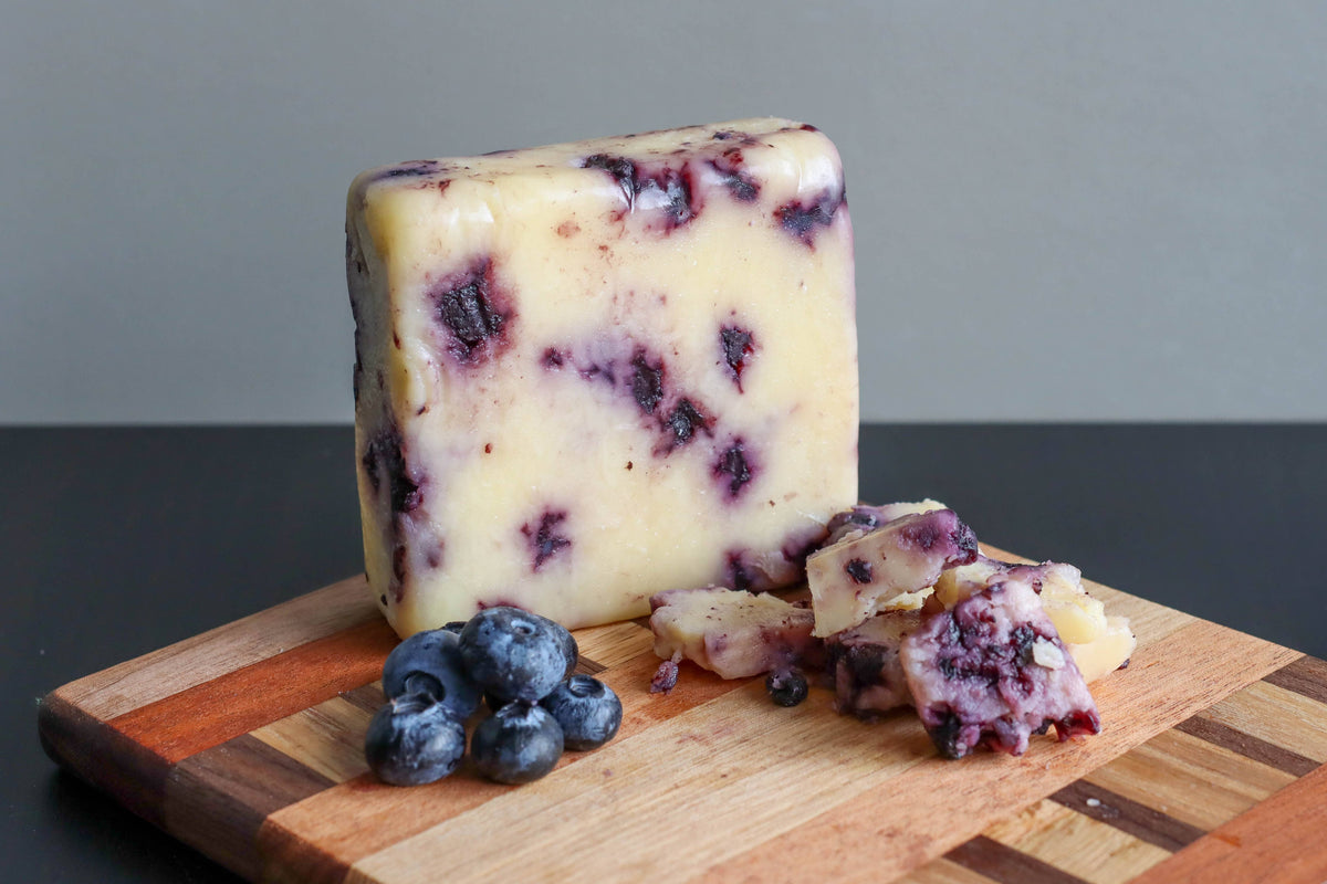 Keystone Cheese - Blueberry Infused Cheddar: 7oz.