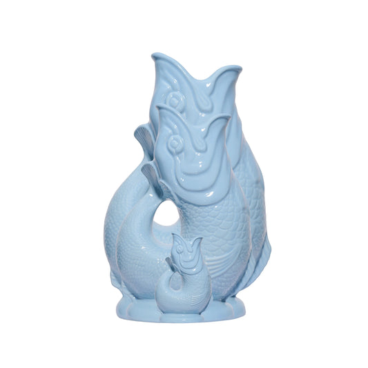 The Original Gluggle Jug Factory - Pale Blue Gluggle Jug