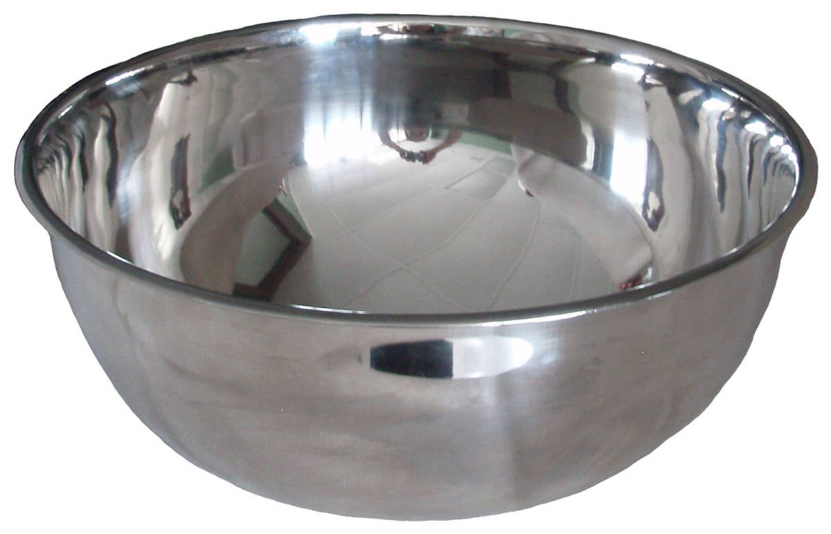 KITCHEN BASICS Mixing Bowl SS 12L/13Q Ø37x17.5cm/14.5x7"