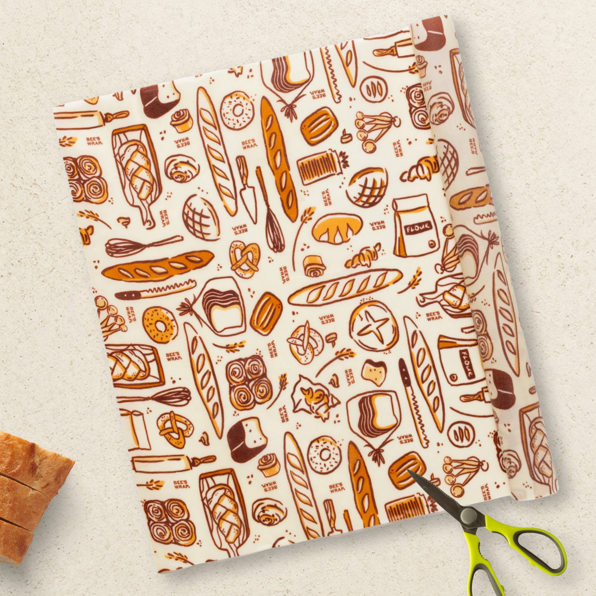 Bee's Wrap - Bees Wrap Reusable Beeswax Food Wrap Roll - Bakery Lane