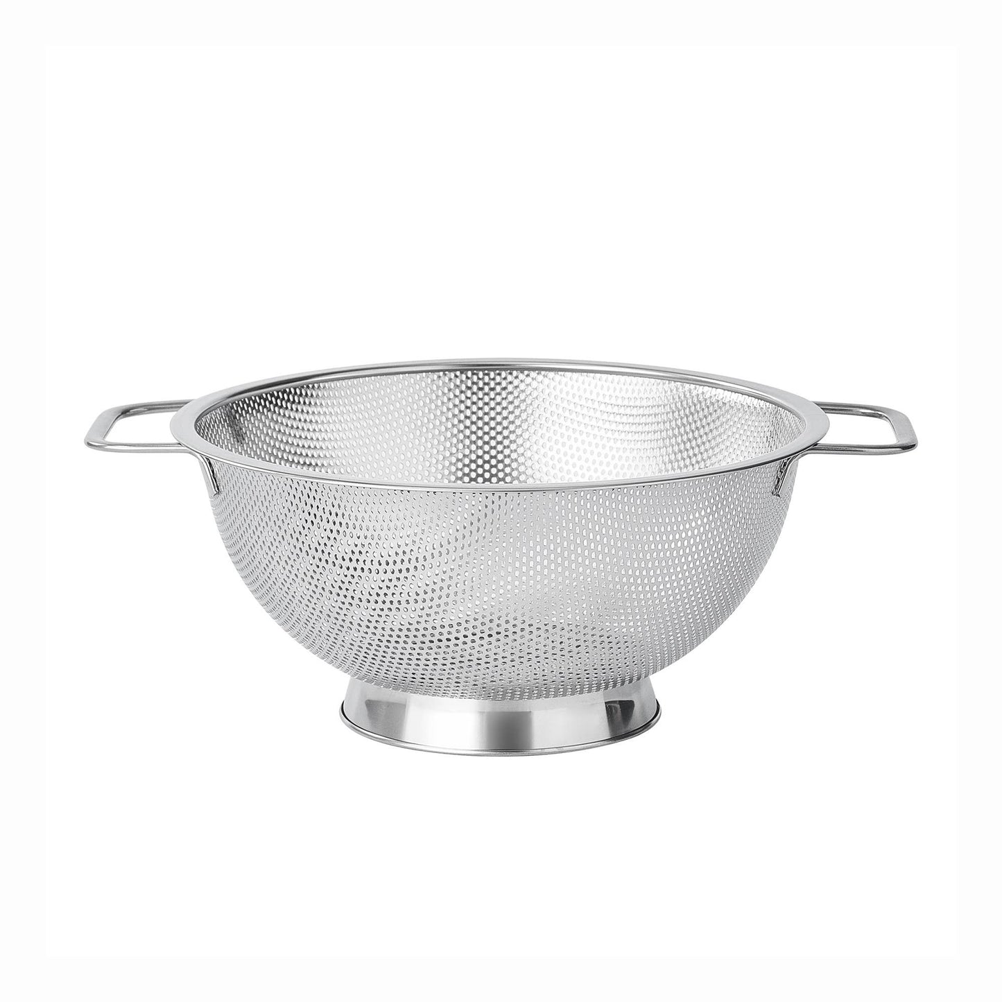 Fox Run Large Stainless Steel Colander, 3 Quart Strainer