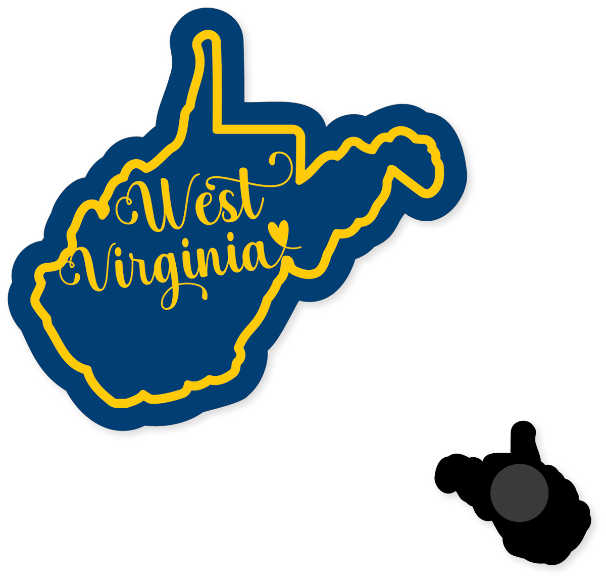 Morris Magnets - Magnet - West Virginia Heart State