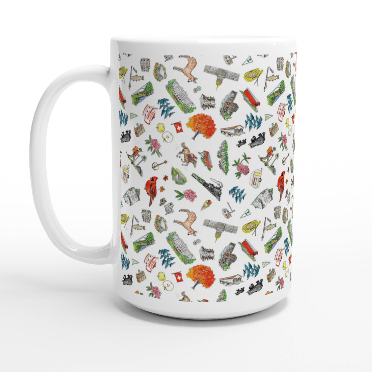 Wet-it! - Pippa West Virginia 15oz Medium Mug