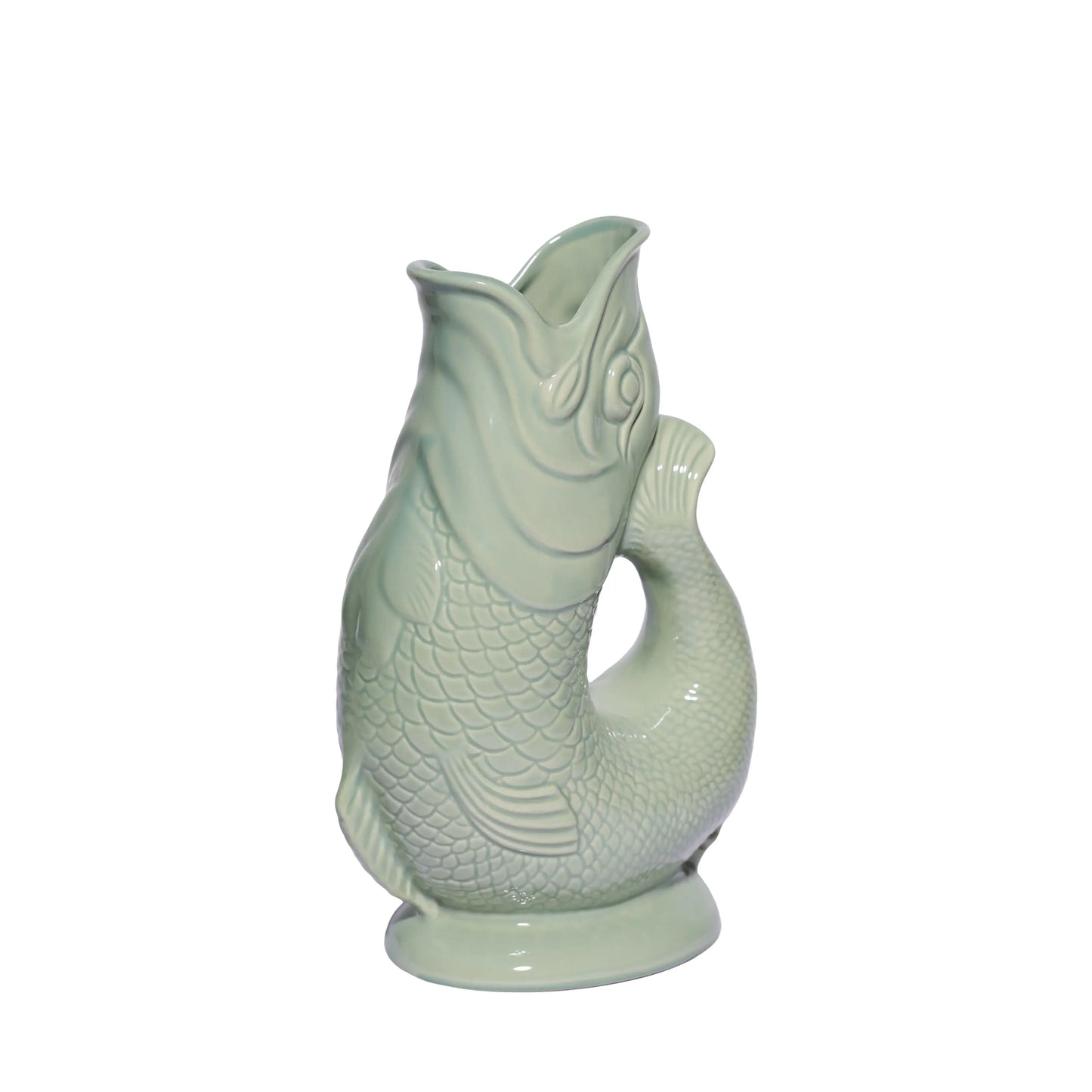 The Original Gluggle Jug Factory - Sage Green Gluggle Jug