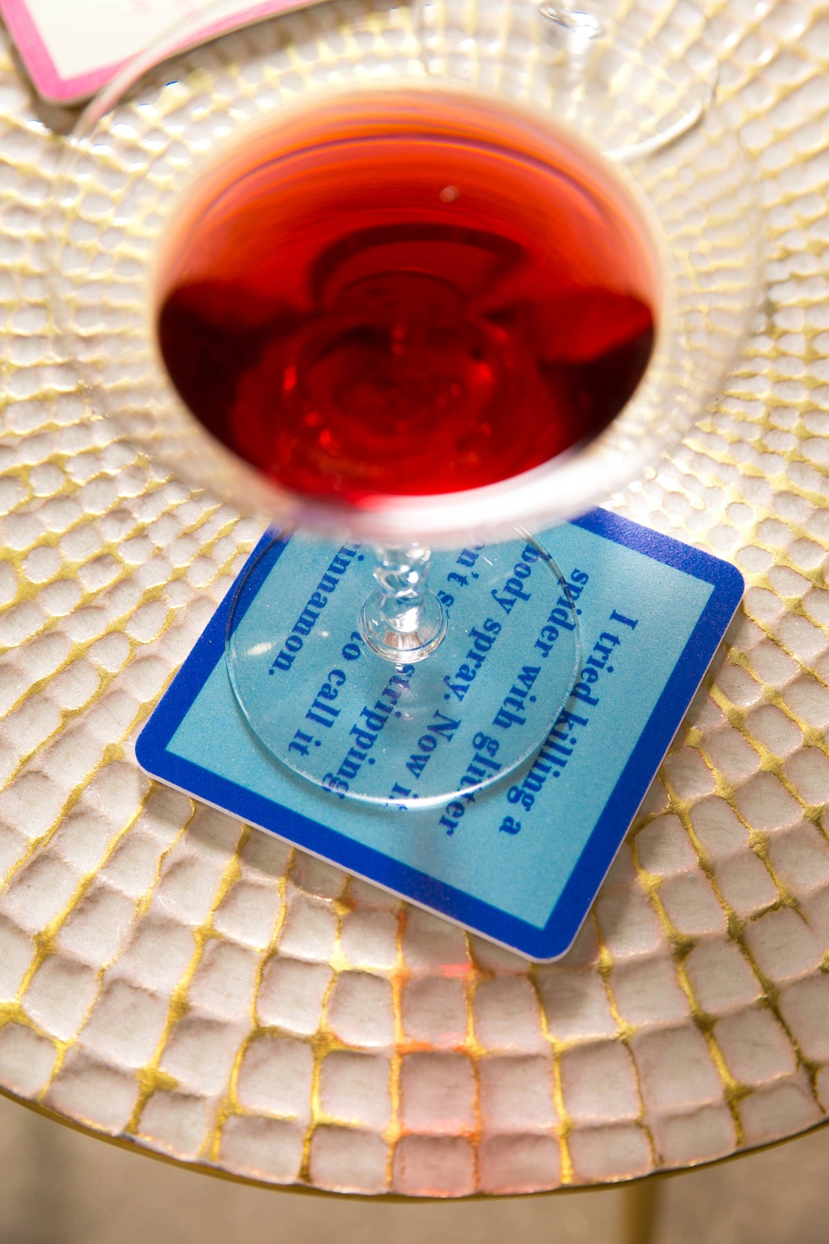 Drinks on Me - COASTER Slapped You | Funny Party Gift | Home Bar Decor