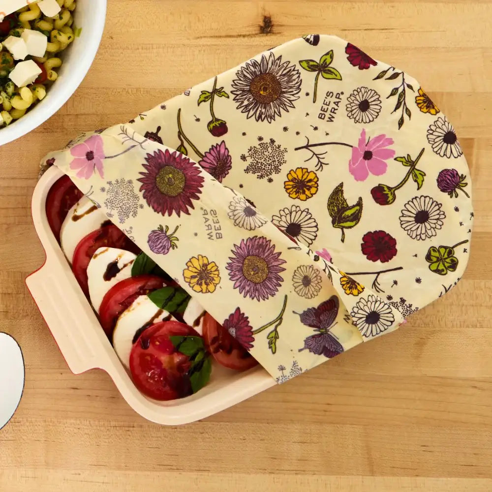 Bee's Wrap - Bees Wrap Reusable Beeswax Food Wraps 3 Pack - Meadow Magic