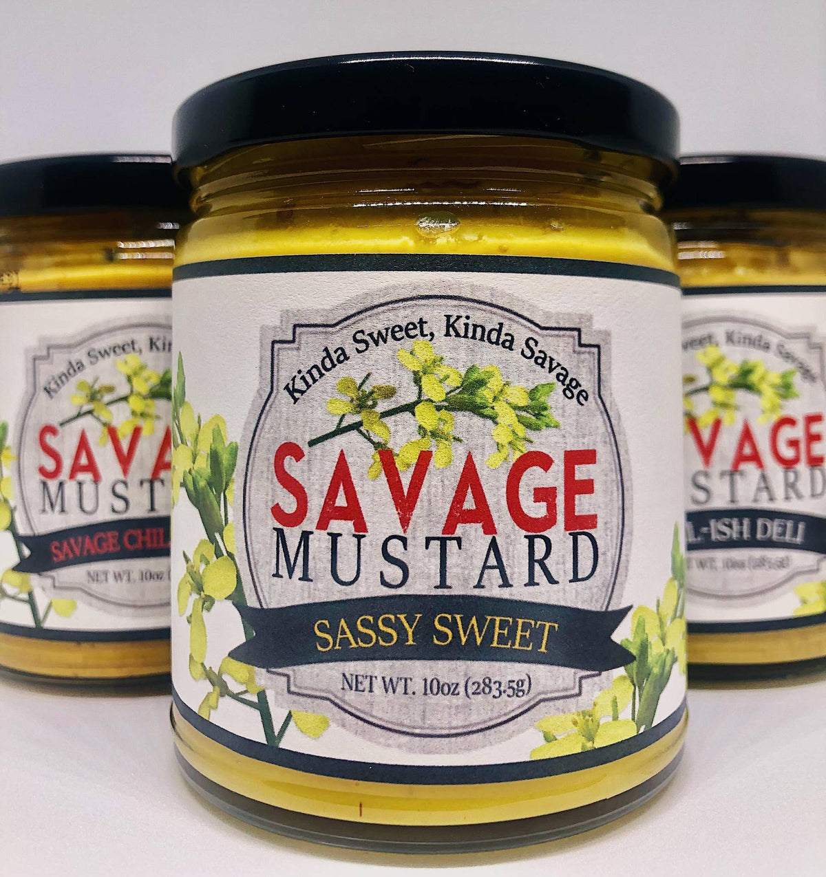 Savage Mustard - Sassy Sweet 10oz Jar