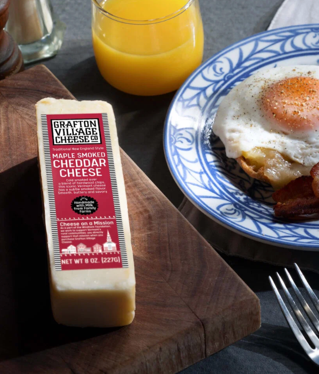 Vermont Farmstead Cheese Co. - Grafton Maple Smoked Cheddar