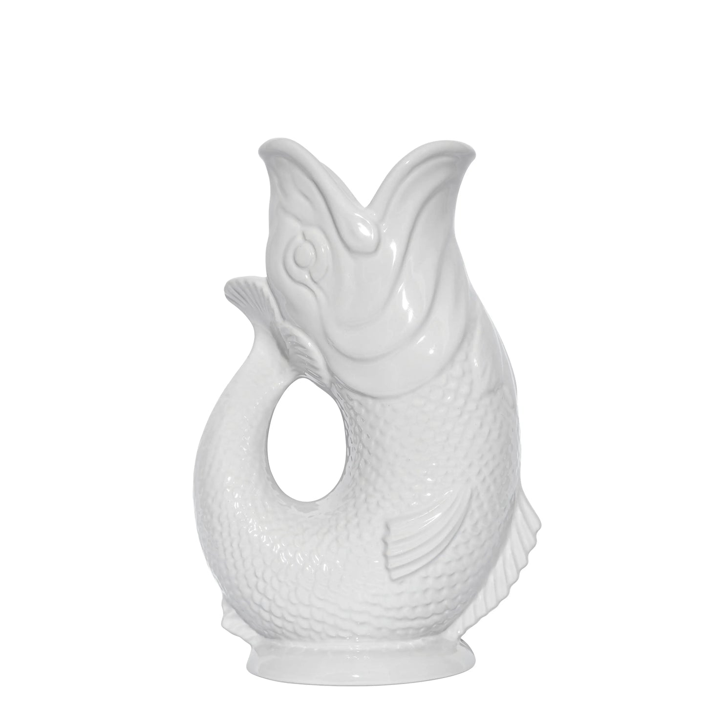 The Original Gluggle Jug Factory - White Gluggle Jug