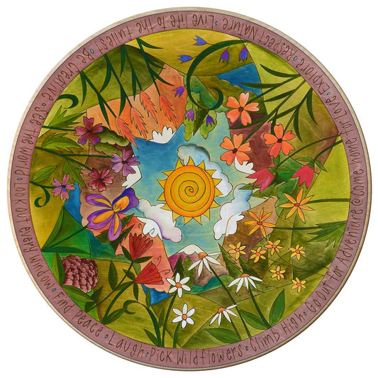 Sticks - Wood Lazy Susan | "I Can’t Get a Signal"