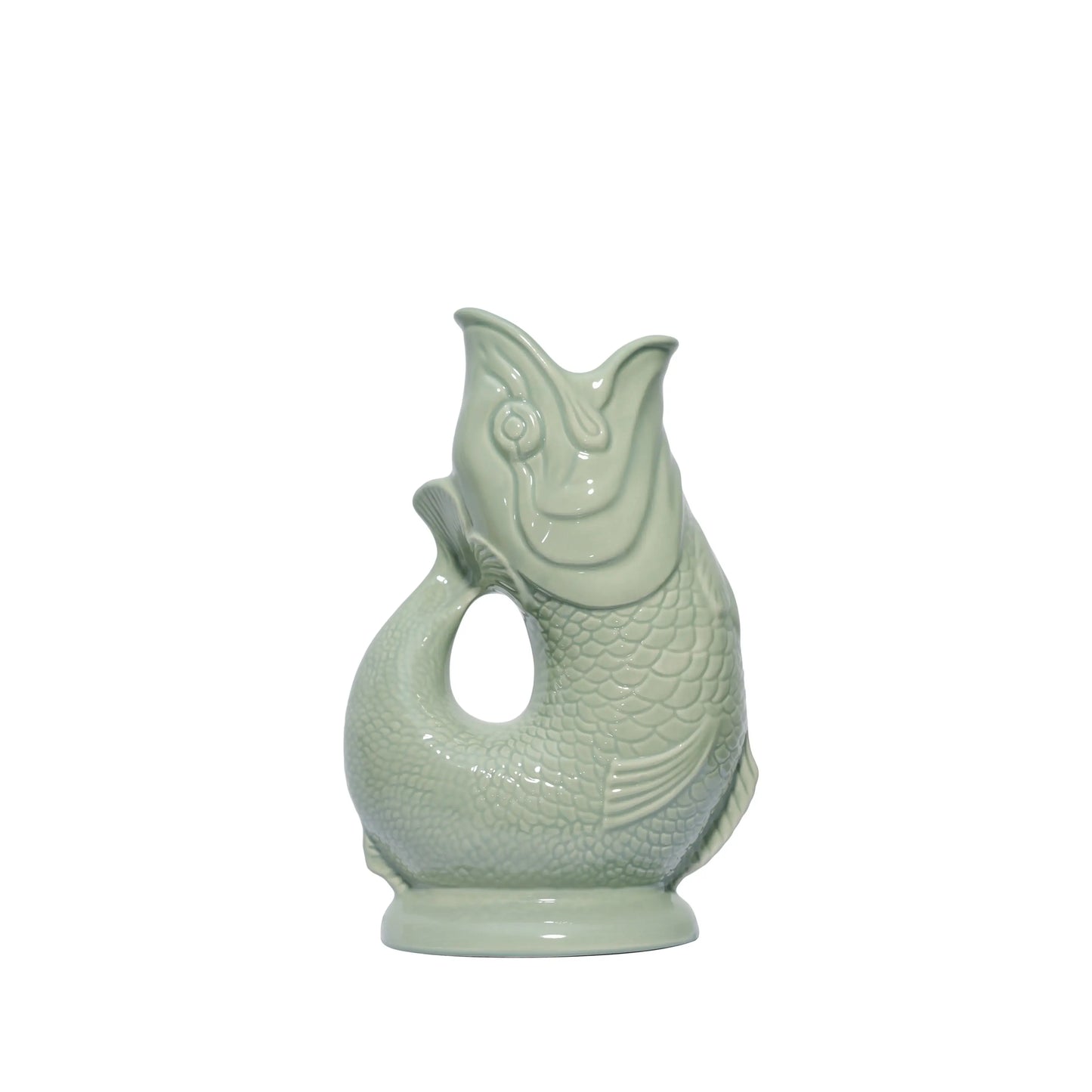 The Original Gluggle Jug Factory - Sage Green Gluggle Jug