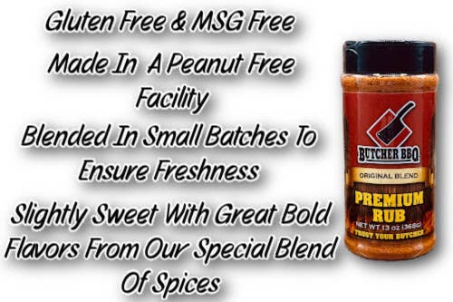 Butcher BBQ Inc - Premium Barbecue Rub /Dry Rub Seasoning / Spice
