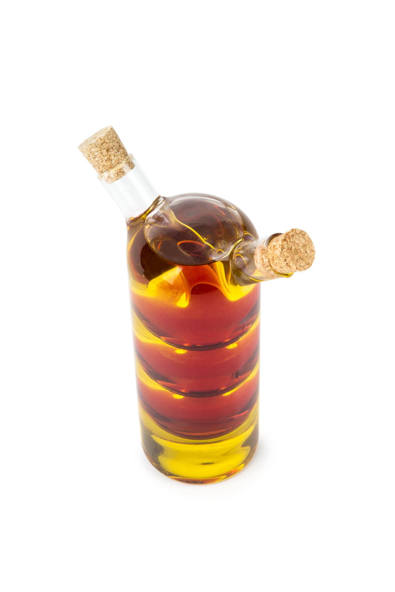 Fox Run Oil and Vinegar Glass Bottle, Bubbles, 8.5-Ounce